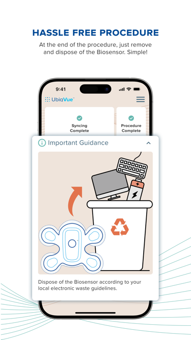 UbiqVue Holter iPhone screenshot 8 - Medical app