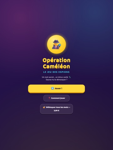 Opération Caméléon iPad screenshot
