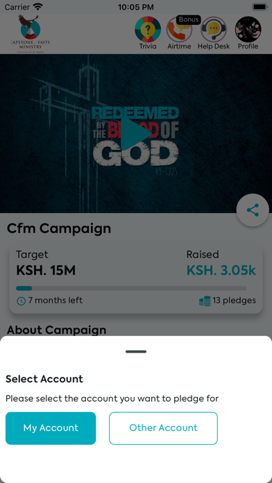 Capstone Faith Ministry Screenshot