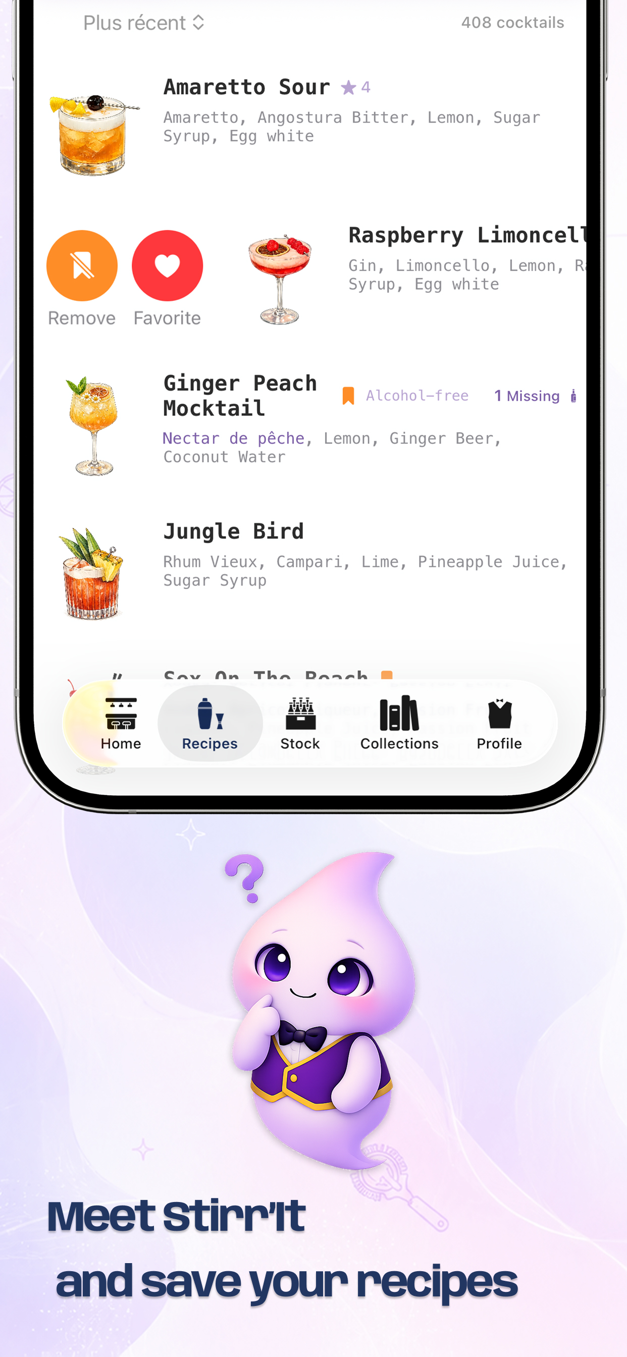 Stirr - Cocktail Recipes
