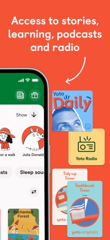 Yoto: Music, Stories, Sleep iPhone screenshot 2