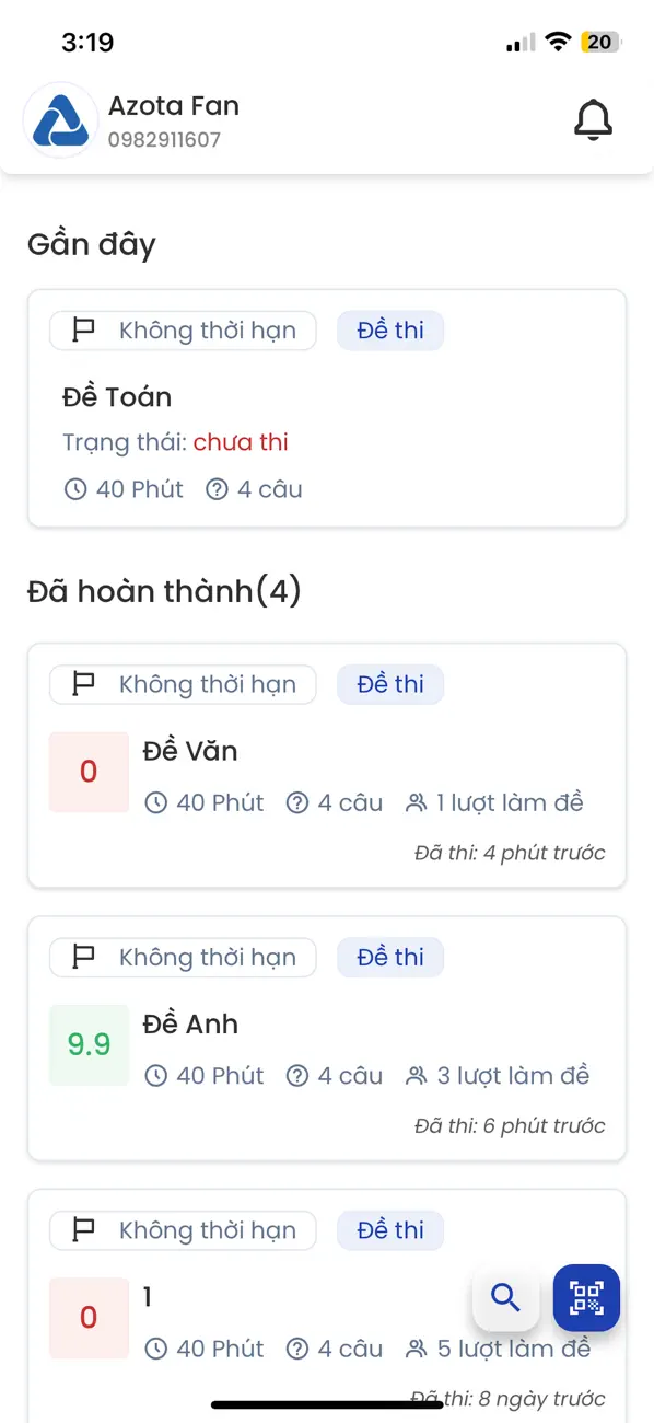 Screenshot #3 pour Azota Student