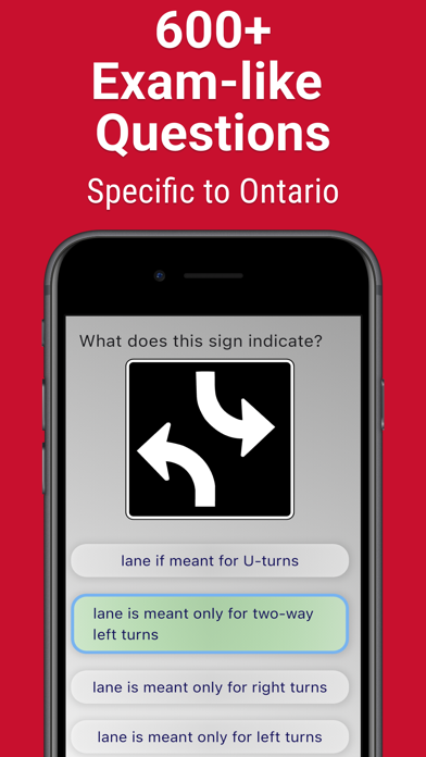G1 Driver's Test Ontario 2025 Screenshot