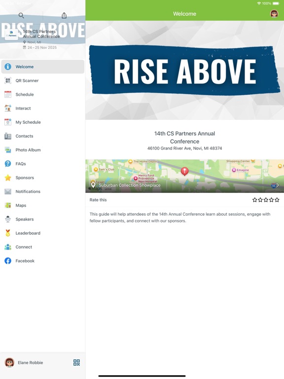 CS Partners Annual Conference iPad screenshot 1 - Business app
