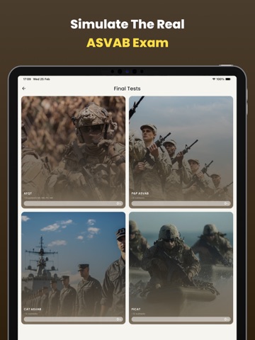 ASVAB Practice Test By ABC iPad screenshot