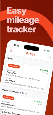 Drivify - Mileage Tracker App Screenshot 1 of 5