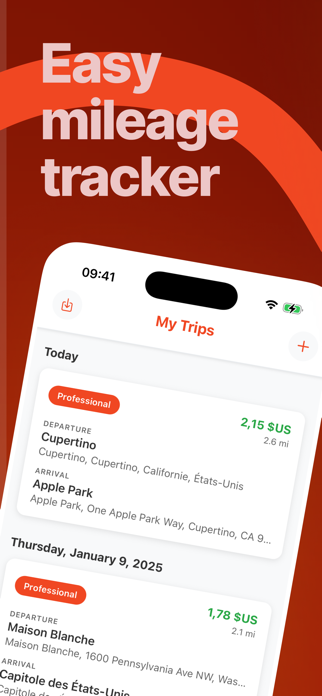 Drivify - Mileage Tracker App Screenshot 1 of 5