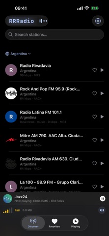 RRRadio screenshot 1