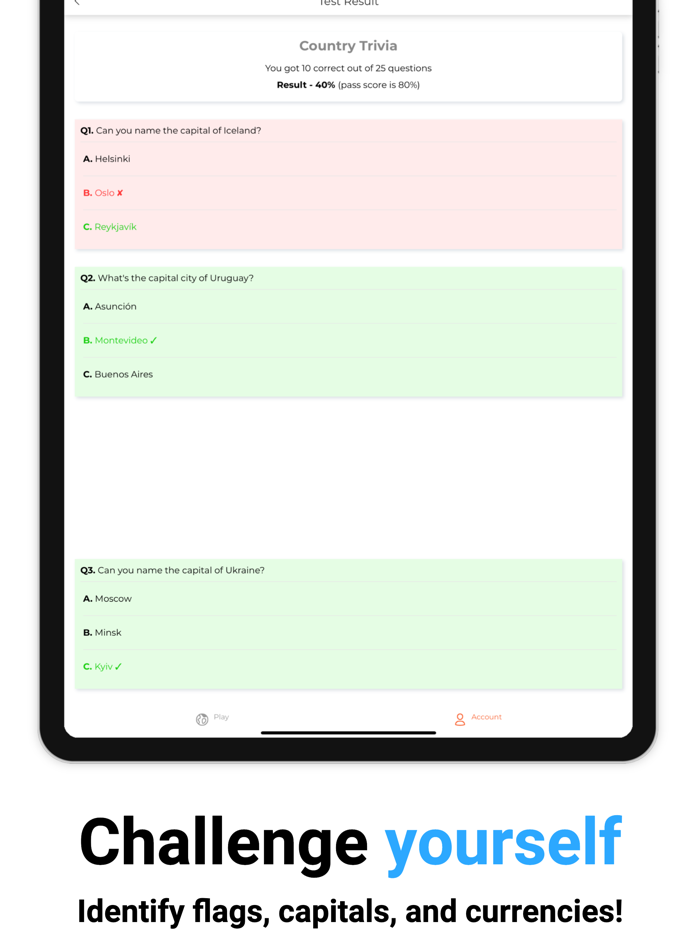 Country Capital Flag Trivia