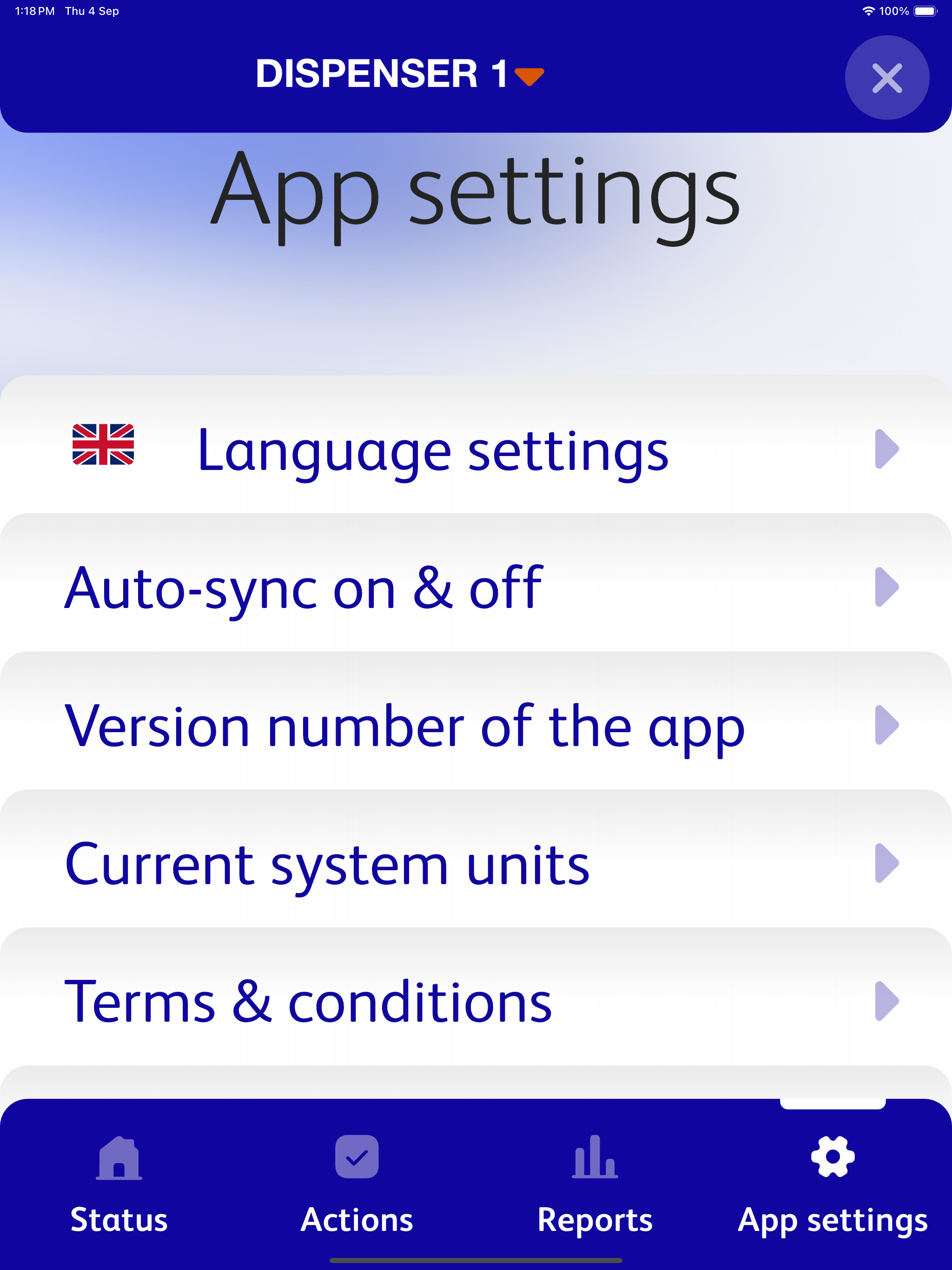 Diversey IntelliControl screenshot 11