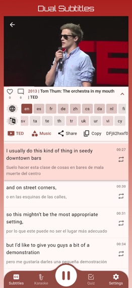 TED Dual Subtitlesのおすすめ画像2