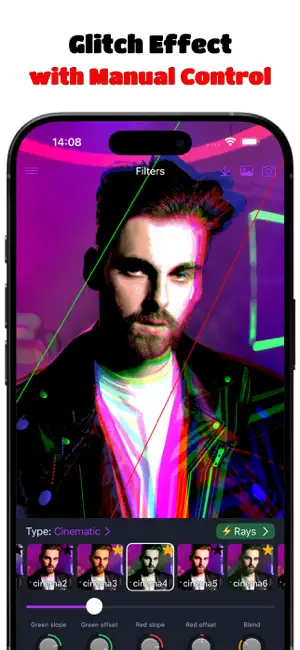 Photo Filters & Glitch Effects screenshot 2