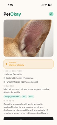 PetOkay: Pet Health Check screenshot 5