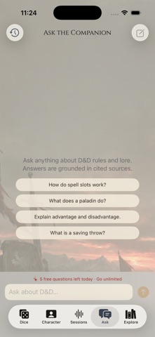 Realms & Dice Companion screenshot