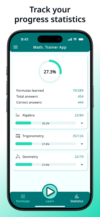 Math. Trainer App Screenshot 4 of 4