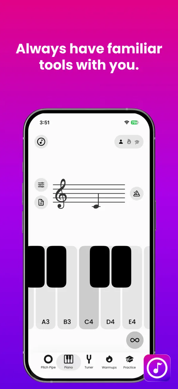 Screenshot #2 pour Pocket Pitch - The Singer App