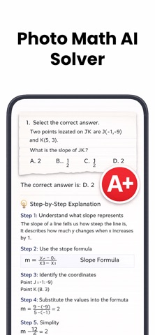 AI Math: Homework Photo Solver Screenshot 2 of 4