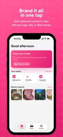 Bulk Watermark: Photo & Video screenshot 1