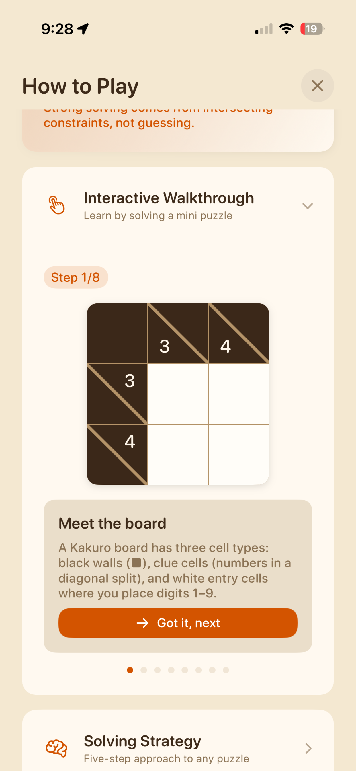 Play Kakuro! screenshot 5