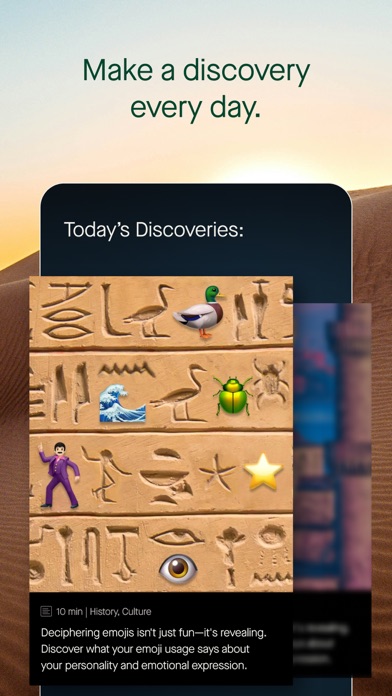 Humane Space: Daily Curiosity iPhone screenshot 9 - Education app