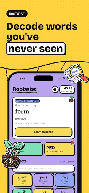 Rootwise: Root Vocabulary screenshot 2