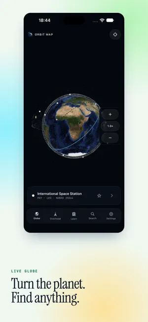 Orbit Map: Satellite Tracker screenshot 2