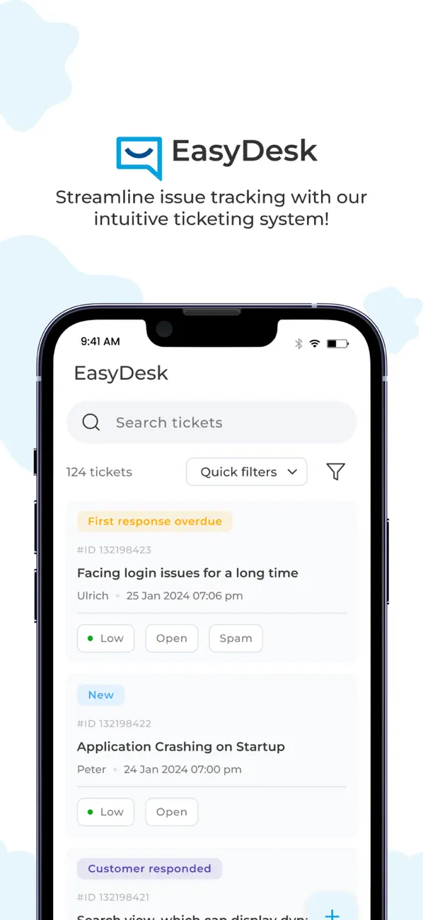 Screenshot #1 pour EasyDesk Support