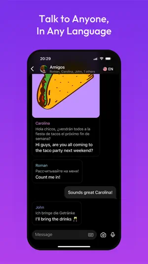 Entiendo - Multilingual Chat screenshot 4