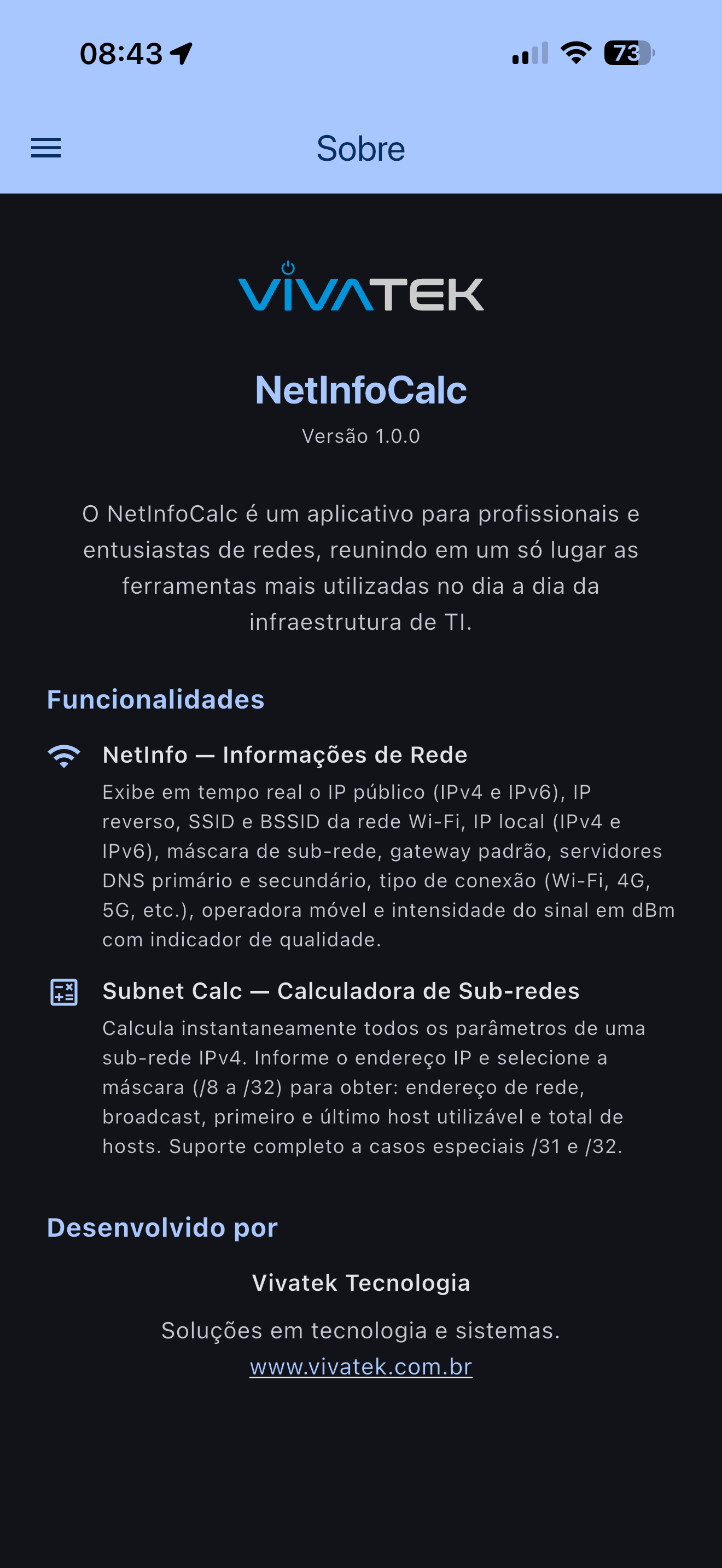 VVT Net Info