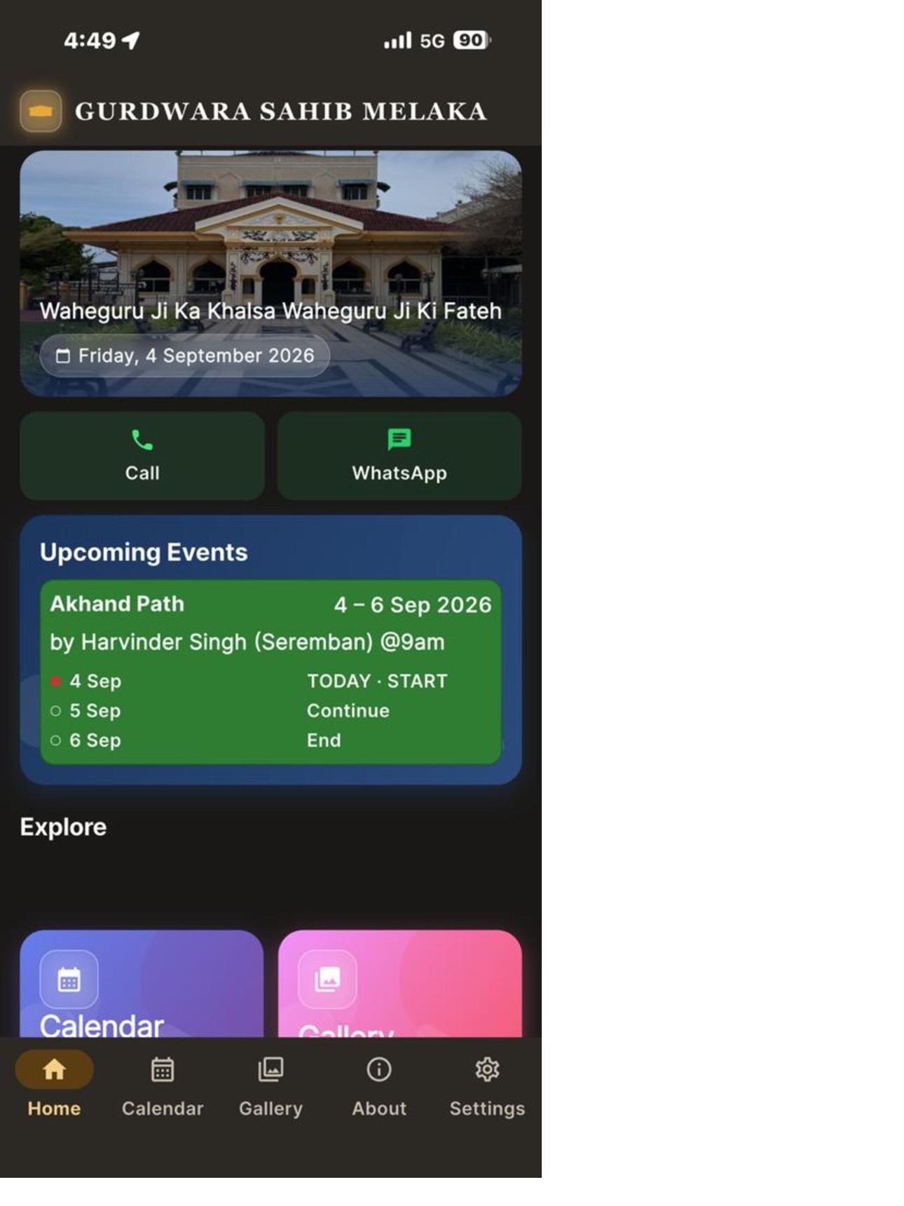 Screenshot 6 of Gurdwara Sahib Melaka