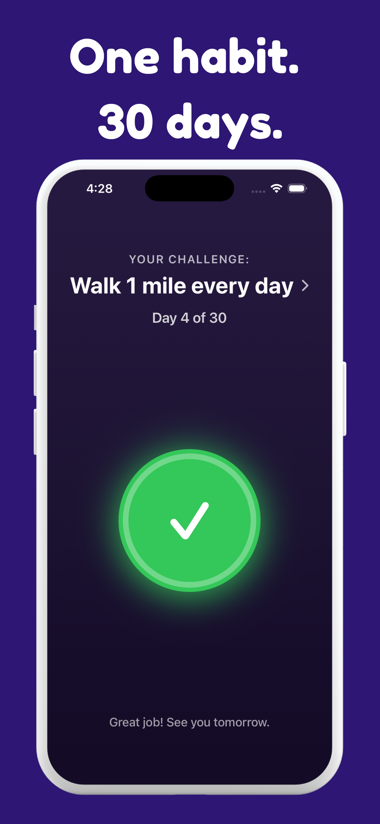One Habit Challenge screenshot 3