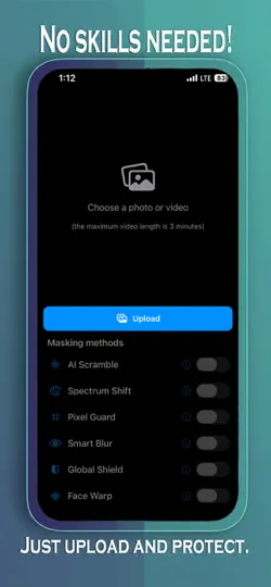 Captura de pantalla de Hidden Face – AI Privacy en iPhone 6