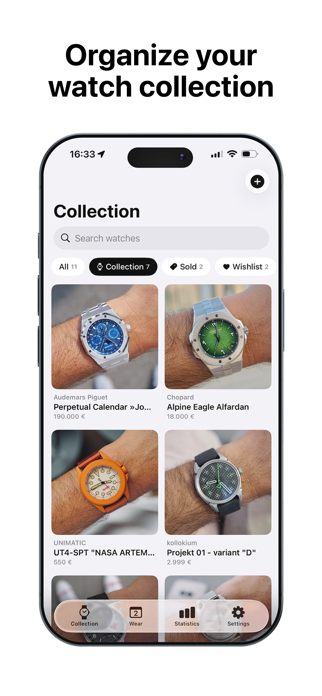 WatchGrid - Watch Tracker Screenshot 1 of 7