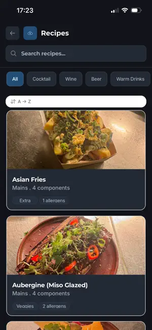 Culinary Cloud - Recipes screenshot 2