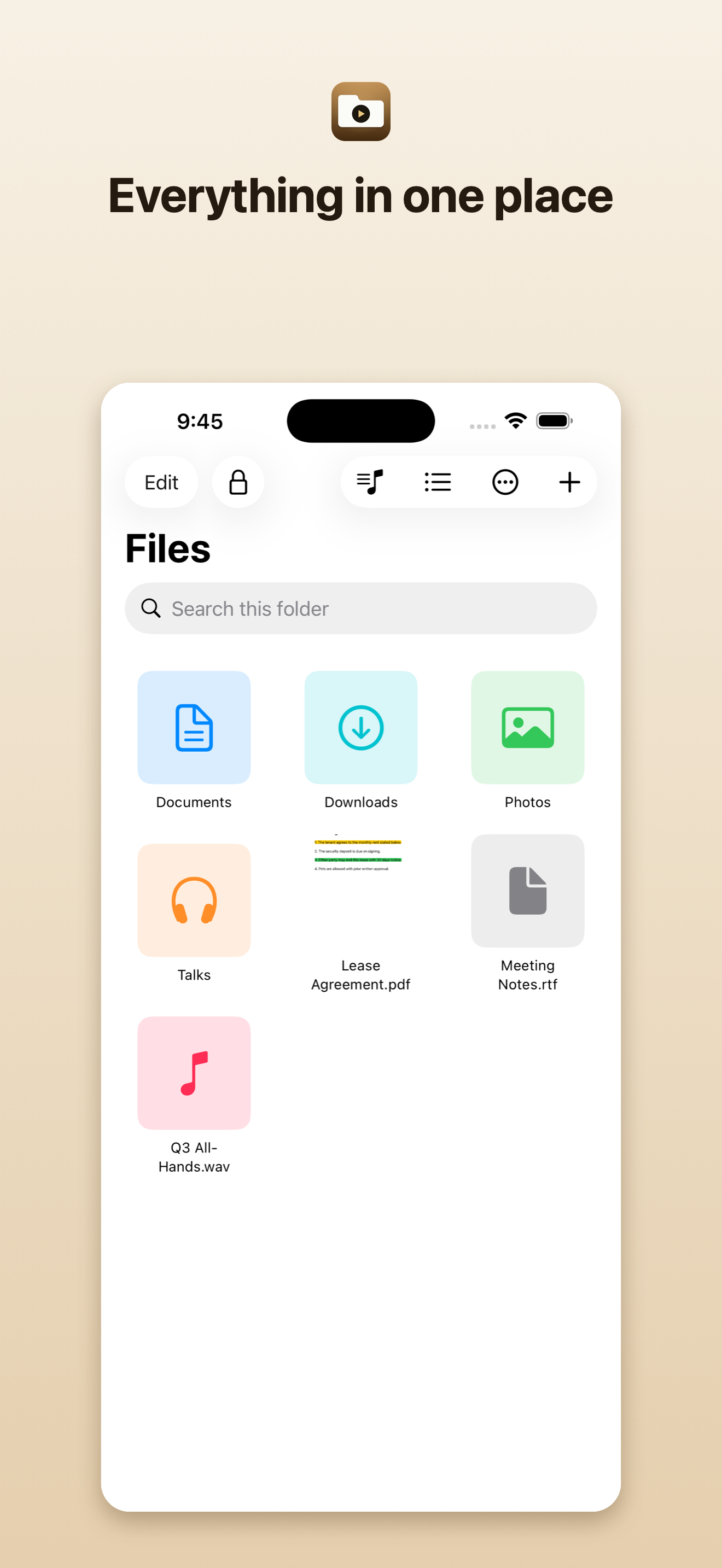 Trove: File & Audio Manager screenshot 2