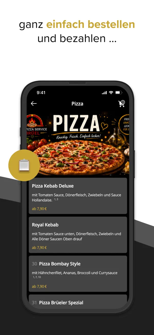 Screenshot #3 pour City Pizza Service in Brüel