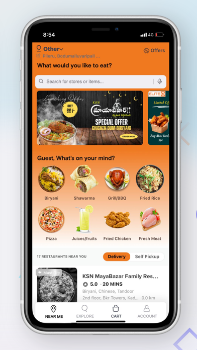 Elite Food Delivery Screenshot