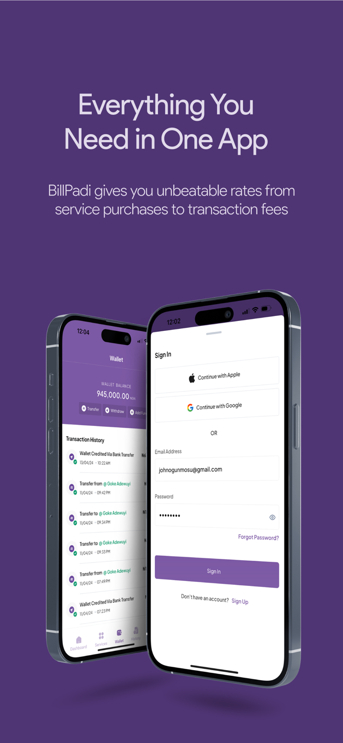 BillPadi - Pay bills with ease
