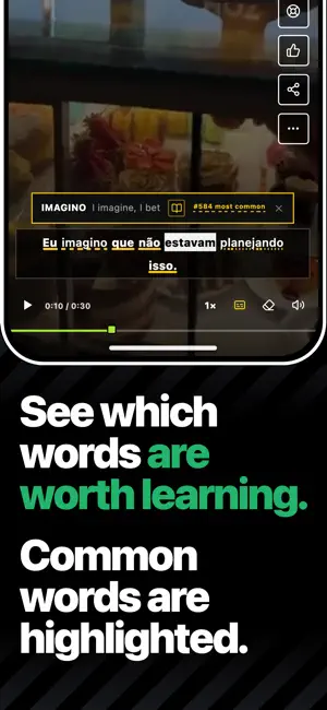 Reelang: Learn Portuguese screenshot 2