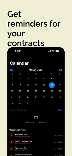 Personal Contract Manager screenshot 3