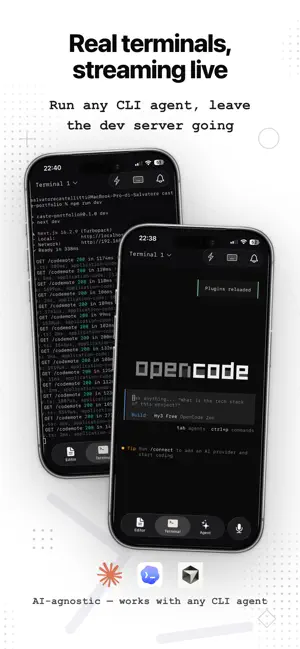 CodeMote: Mobile Vibe Coding iPhone screenshot 1