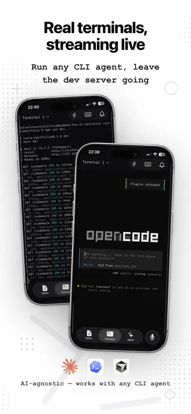 CodeMote: Mobile Vibe Coding screenshot 1