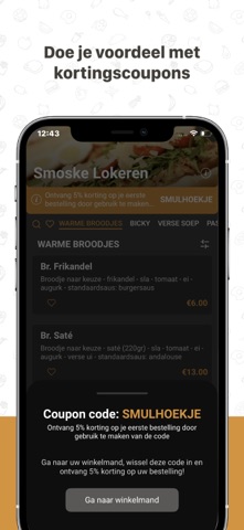 't Lokerse Smulhoekje iPhone screenshot