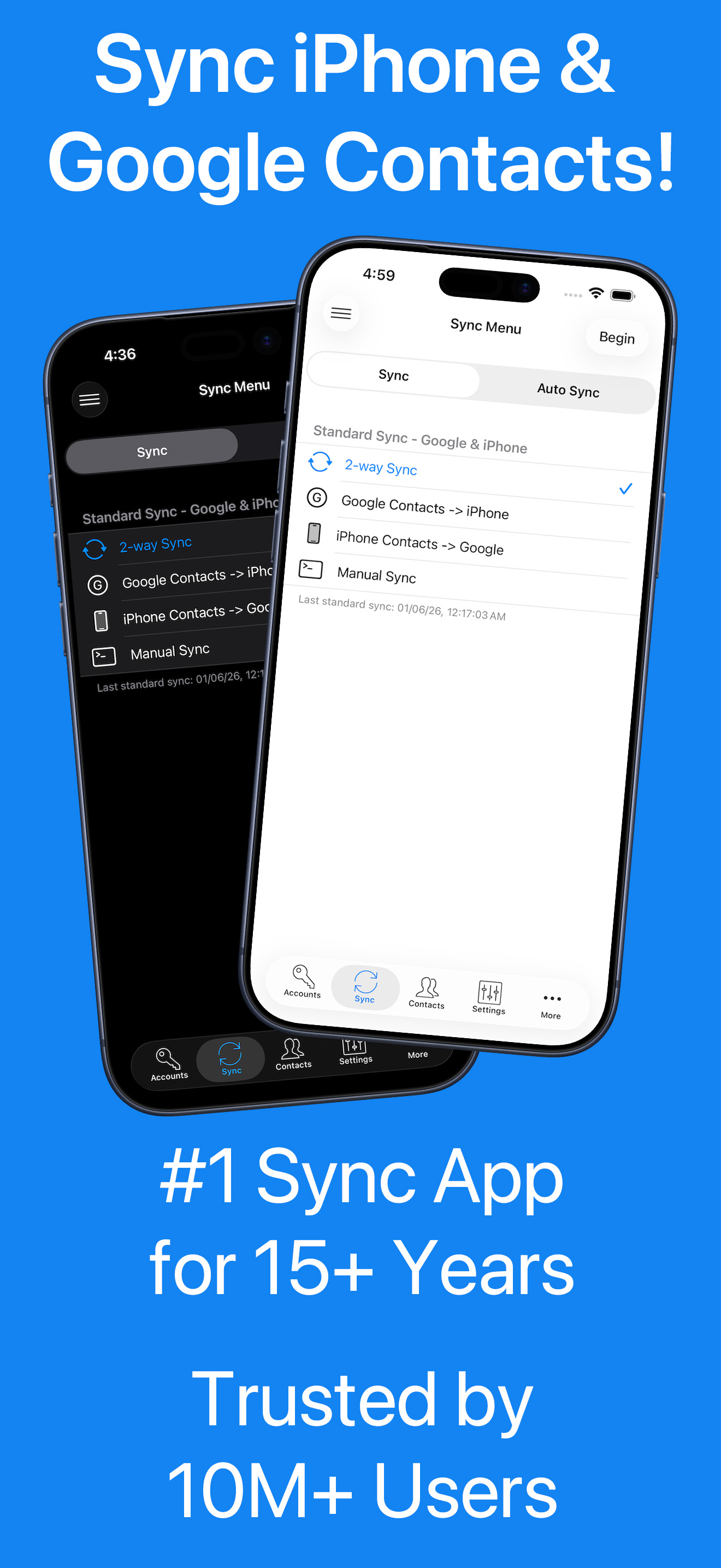 Contacts Sync: Google & More