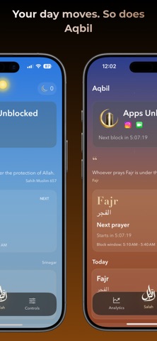 Aqbil: Salah Focus & Block iPhone screenshot