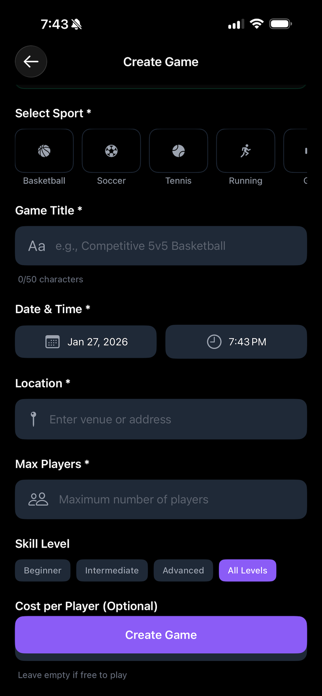 Huddle - Find Your Game Screenshot 4 of 6