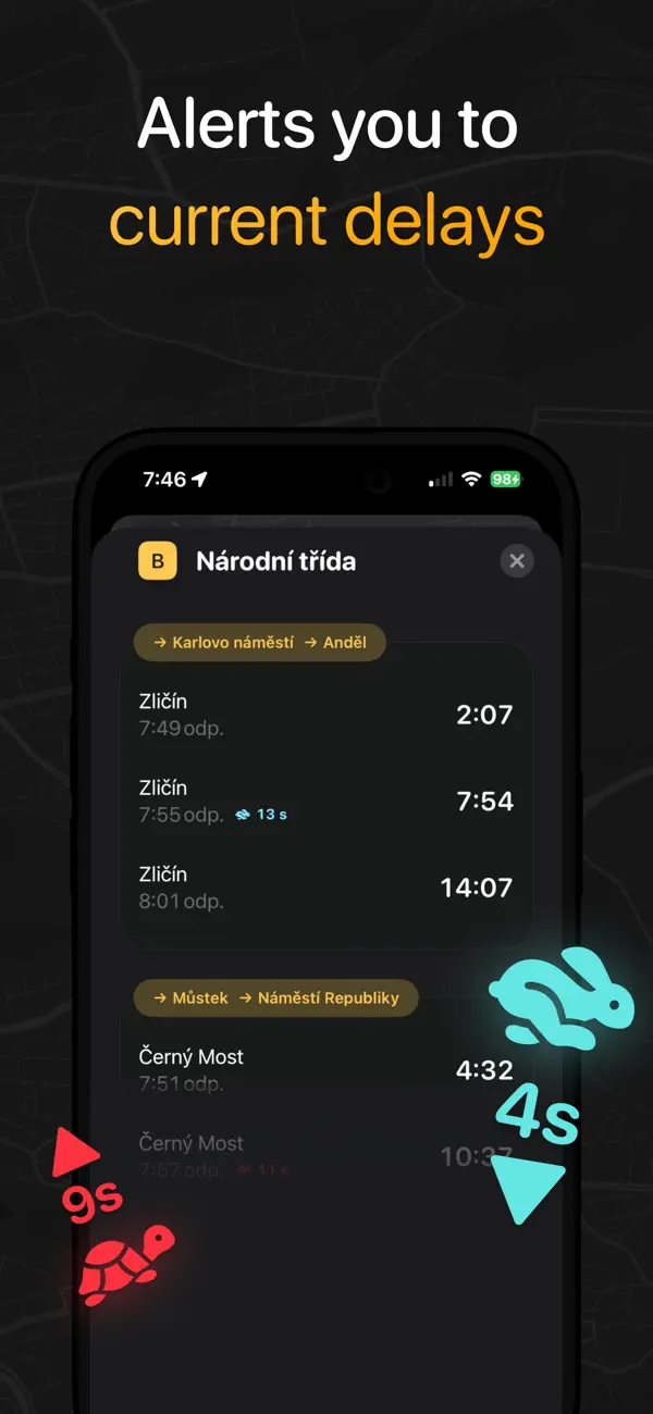 Screenshot #3 pour Metroji: Prague Metro App