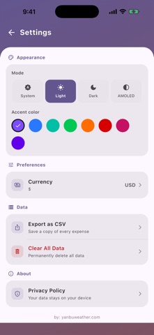 Spend Calculator Screenshot 6 of 6