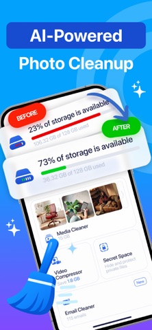 Full Mobile Cleanup: CleanNow iPhone screenshot 1