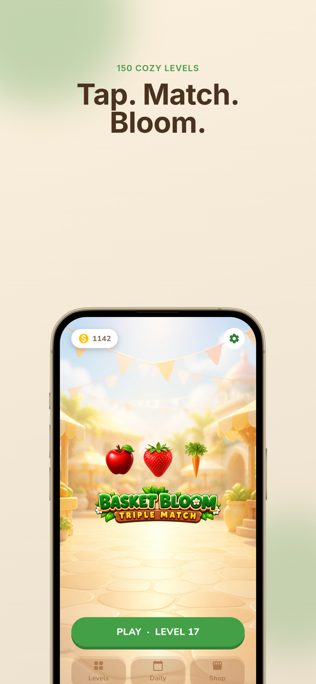 Basket Bloom: Triple Match screenshot 2